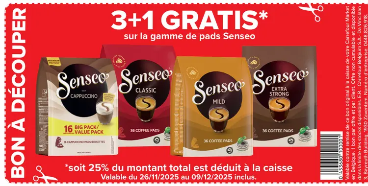 Offre: Pads Senseo
