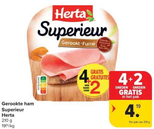 Promotie: Gerookte ham Superieur