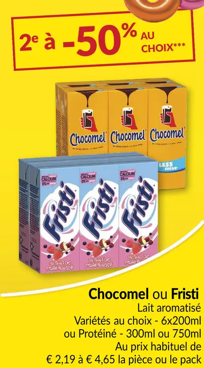 Offre: Lait aromatisé