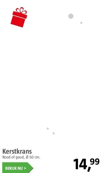 Aanbieding: Kerstkrans