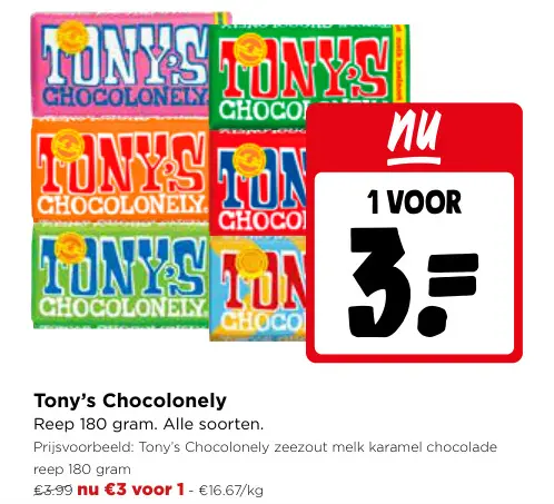 Promotie: Tony's Chocolonely