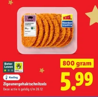 Aanbieding: Zigeunergehaktschnitzels