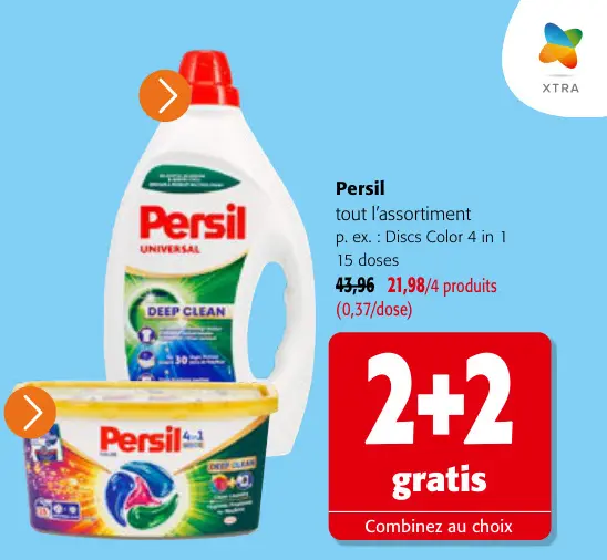 Offre: Tout l'assortiment de lessive
