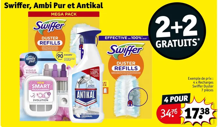 Offre: Swiffer, Ambi Pur et Antikal