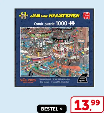 Aanbieding: JAN VAN HAASTEREN Comic puzzle