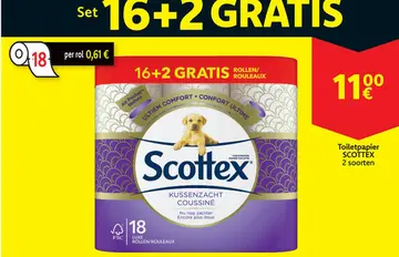 Aanbieding: Toiletpapier SCOTTEX