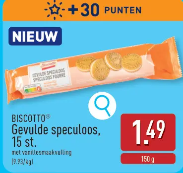 Promotie: Gevulde speculoos