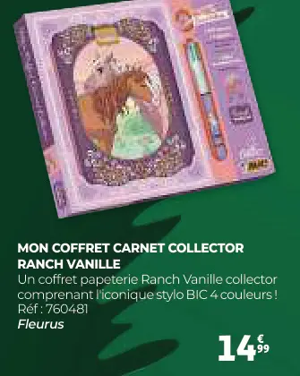 Offre: Mon coffret carnet collector ranch vanille