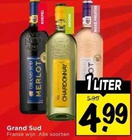 Aanbieding: Grand Sud Franse wijn