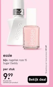 Aanbieding: essie bijv. nagellak roze 15 Sugar Daddy
