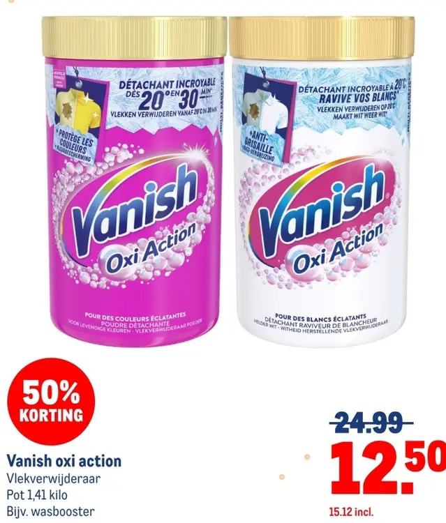 Aanbieding: Vanish oxi action