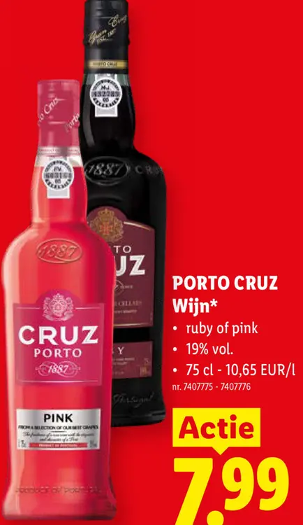 Promotie: PORTO CRUZ Wijn