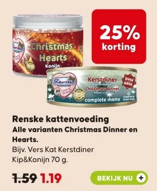 Aanbieding: Renske kattenvoeding