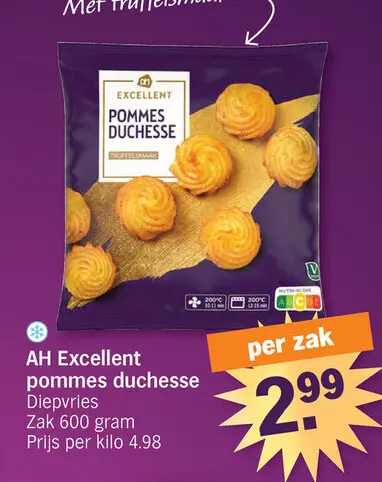 Promotie: Pommes duchesse