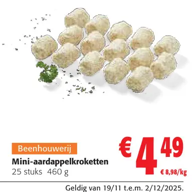 Aanbieding: Mini-aardappelkroketten