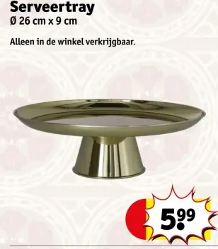 Aanbieding: Serveertray