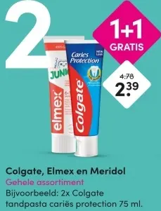 Aanbieding: Colgate, Elmex en Meridol