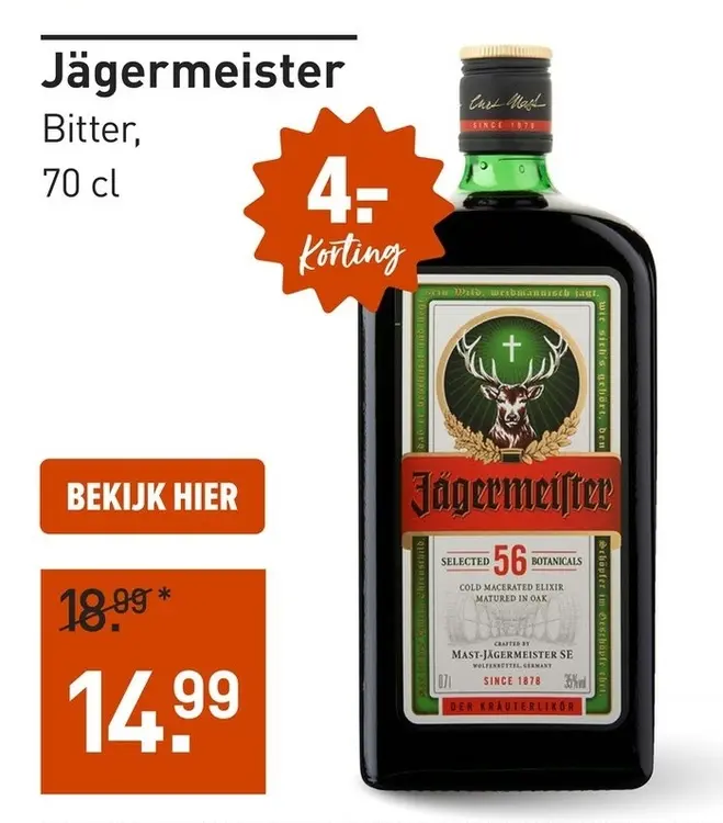 Aanbieding: Jägermeister