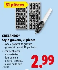 Offre: Stylo graveur