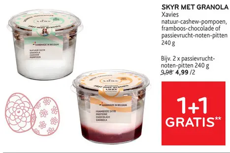 Promotie: Skyr met granola