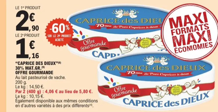 Offre: Caprice des dieux
