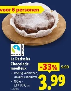 Promotie: Chocolademoelleux