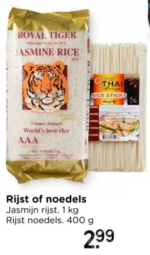 Aanbieding: Rijst of noedels