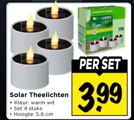 Solar Theelichten