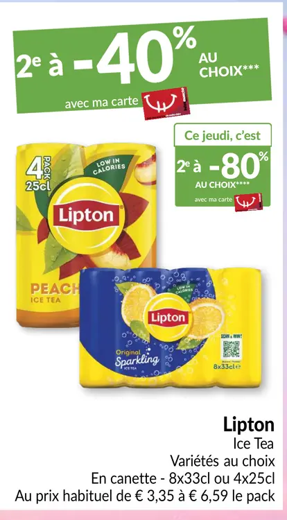 Offre: Lipton Ice Tea