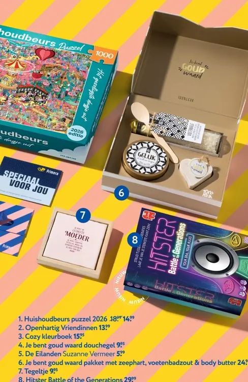 Aanbieding: Je bent goud waard pakket met zeephart, voete