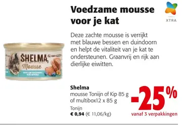 Aanbieding: Shelma mousse Toniijn of Kip of multibox