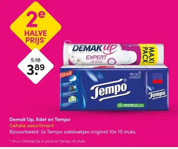 Aanbieding: Demak'Up, Edet en Tempo