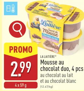Offre: Mousse au chocolat duo
