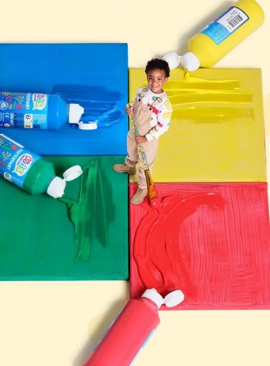 Promotie: Kids creative posterpaint