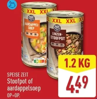 Aanbieding: Speise Zeit Stoofpot of aardappelsoep