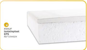 Aanbieding: Knauf - Isolatieplaat met EPS 13+40 mm - 260x120cm