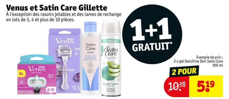 Offre: Venus et Satin Care