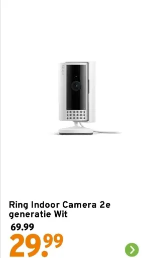 Aanbieding: Indoor Camera 2e generatie Wit