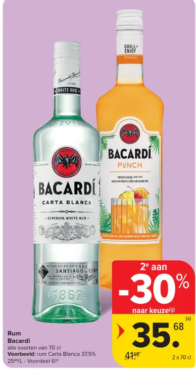 Promotie: Bacardi