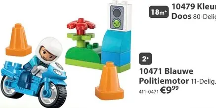 Aanbieding: Blauwe Politiemotor