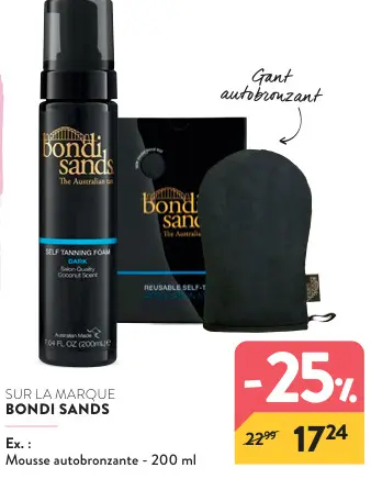 Offre: Mousse autobronzante