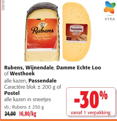 Promotie: Rubens, Wijnendale, Damme Echte Loo of Westhoek, Passendale of Postel