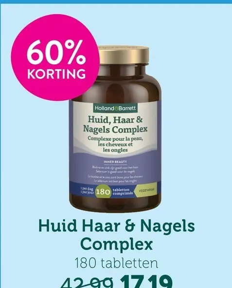 Promotie: Holland & Barrett Huid Haar & Nagels Complex