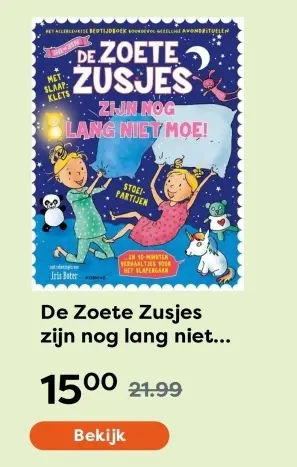 Aanbieding: De Zoete Zusjes zijn nog lang niet...