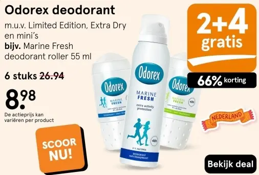 Aanbieding: Deodorant
