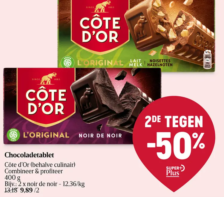 Aanbieding: Chocoladetablet