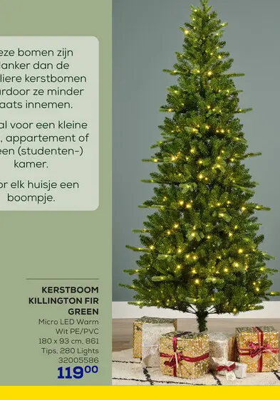 Aanbieding: Kerstboom killington fir green
