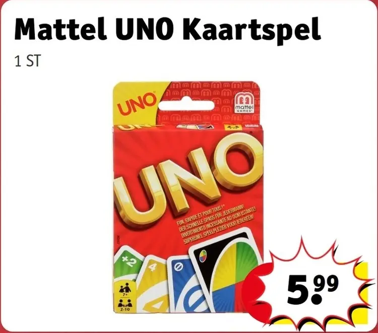 Promotie: UNO Kaartspel