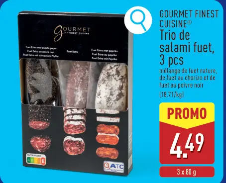 Offre: Trio de salami fuet