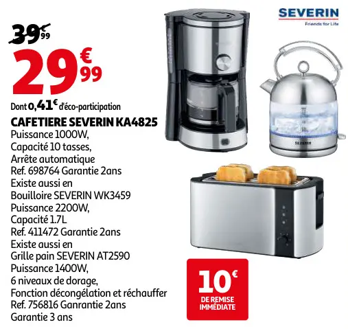Promotie: Cafetiere SEVERIN ka4825